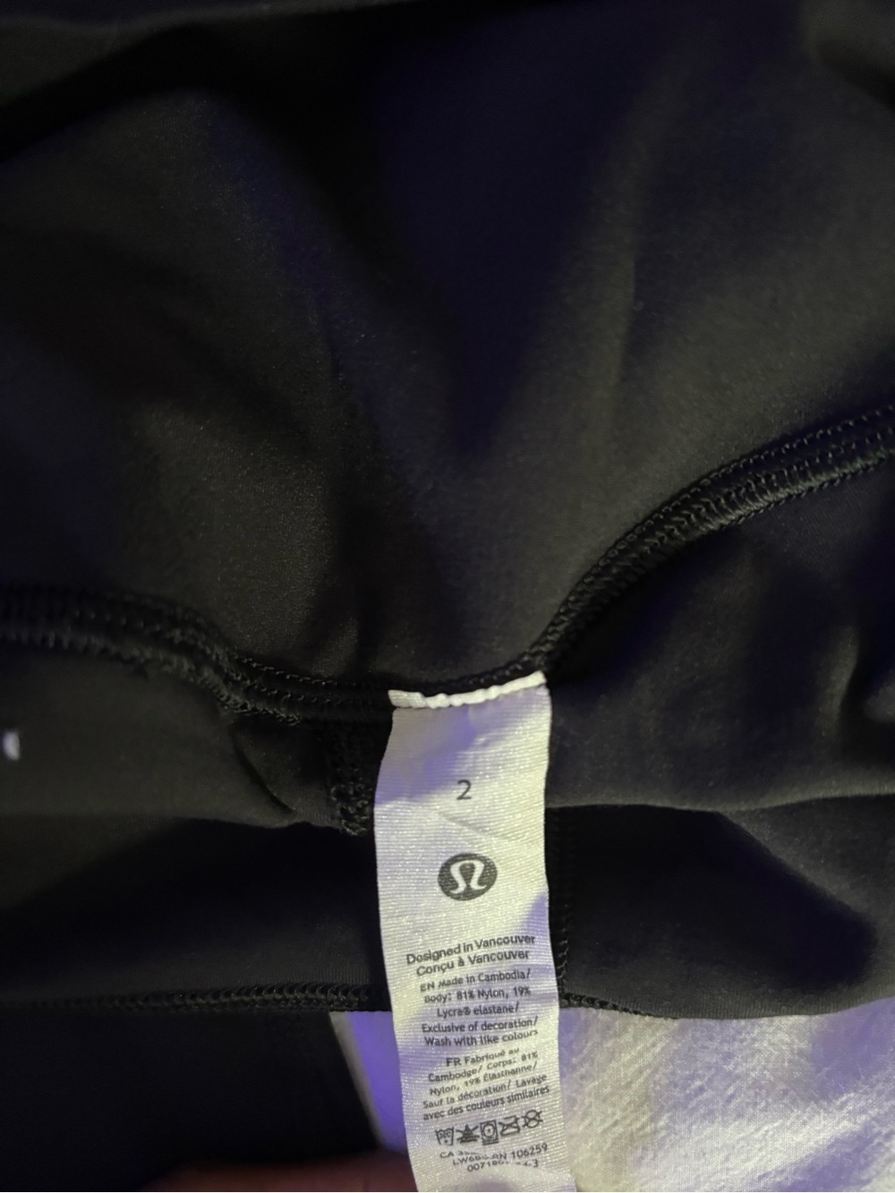 Lululemon Align High-Rise Crop 21" Leggings Size 2 Nulu Yoga Pants - Picture 3 of 5